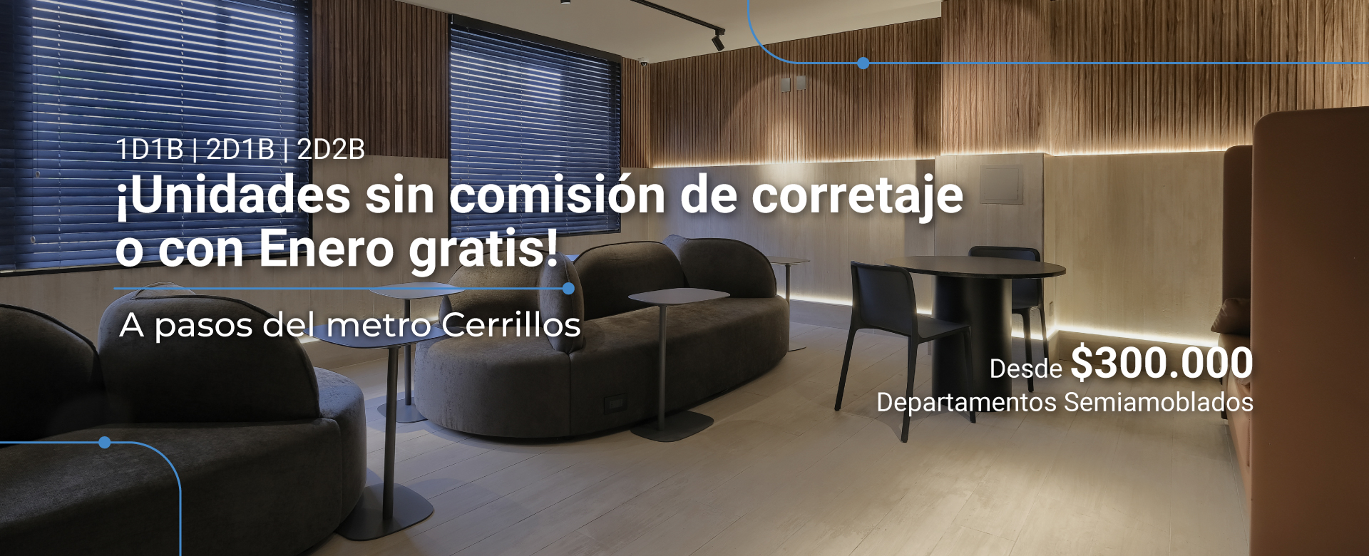 Arriendo buzeta metro cerrillos un departamento semiamoblado